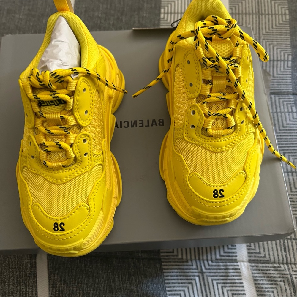 Balenciaga Vibrant Yellow Sneakers